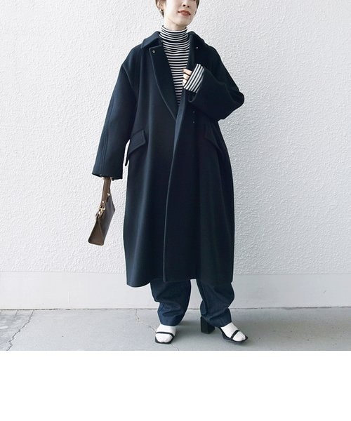 SHIPS any: バルマカーン コクーン コート2 23AW｜シップスの通販