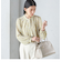 〈手洗い可能〉プリント スカーフタイ ブラウス 24SS ◇