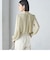 〈手洗い可能〉プリント スカーフタイ ブラウス 24SS ◇