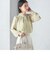 〈手洗い可能〉プリント スカーフタイ ブラウス 24SS ◇