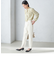 〈手洗い可能〉プリント スカーフタイ ブラウス 24SS ◇