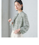 〈手洗い可能〉プリント スカーフタイ ブラウス 24SS ◇