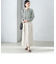 〈手洗い可能〉プリント スカーフタイ ブラウス 24SS ◇