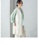 【SHIPS別注】kaene:〈洗濯機可能〉ハイストレッチ ダンボール フリル ジレ