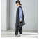 【SHIPS別注】kaene:〈洗濯機可能〉ハイストレッチ ダンボール フリル ジレ