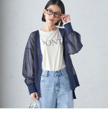 ローズ ペトール ロング スリーブ プリント TEE