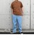 【SHIPS any別注】LOS ANGELES APPAREL: 8.5oz ガーメントダイ Tシャツ◇