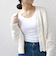 FRUIT OF THE LOOM:〈洗濯機可能〉カップ付き クロス ブラキャミソール