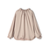〈手洗い可能〉ヴィンテージ サテン ネック ギャザー ブラウス