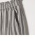 SHIPS any:〈洗濯機可能〉リネン ミックス ストライプ イージー ワイド パンツ