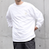 【WEB限定】SHIPS any: BLAH BLAH BLAH.ワンポイント 刺繍 ルーズ Tシャツ (ロンT)◆