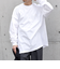 【WEB限定】SHIPS any: BLAH BLAH BLAH.ワンポイント 刺繍 ルーズ Tシャツ (ロンT)◆