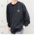 【WEB限定】SHIPS any: BLAH BLAH BLAH.ワンポイント 刺繍 ルーズ Tシャツ (ロンT)◆