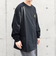 【WEB限定】SHIPS any: BLAH BLAH BLAH.ワンポイント 刺繍 ルーズ Tシャツ (ロンT)◆