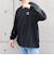 【WEB限定】SHIPS any: BLAH BLAH BLAH.ワンポイント 刺繍 ルーズ Tシャツ (ロンT)◆