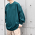 【WEB限定】SHIPS any: BLAH BLAH BLAH.ワンポイント 刺繍 ルーズ Tシャツ (ロンT)◆