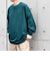 【WEB限定】SHIPS any: BLAH BLAH BLAH.ワンポイント 刺繍 ルーズ Tシャツ (ロンT)◆