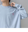 【WEB限定】SHIPS any: BLAH BLAH BLAH.ワンポイント 刺繍 ルーズ Tシャツ (ロンT)◆
