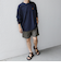 【WEB限定】SHIPS any: BLAH BLAH BLAH.ワンポイント 刺繍 ルーズ Tシャツ (ロンT)◆