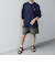 【WEB限定】SHIPS any: BLAH BLAH BLAH.ワンポイント 刺繍 ルーズ Tシャツ (ロンT)◆
