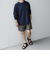 【WEB限定】SHIPS any: BLAH BLAH BLAH.ワンポイント 刺繍 ルーズ Tシャツ (ロンT)◆