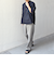 SHIPS any: ピュアリネン バンド スキッパー ハーフスリーブ プルオーバー シャツ 25SS◇