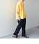 SHIPS any: ピュアリネン バンド スキッパー ハーフスリーブ プルオーバー シャツ 25SS◇