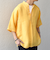 SHIPS any: ピュアリネン バンド スキッパー ハーフスリーブ プルオーバー シャツ 25SS◇