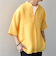 SHIPS any: ピュアリネン バンド スキッパー ハーフスリーブ プルオーバー シャツ 25SS◇