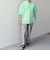 SHIPS any: ピュアリネン バンド スキッパー ハーフスリーブ プルオーバー シャツ 25SS◇