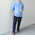 SHIPS any: ピュアリネン バンド スキッパー ハーフスリーブ プルオーバー シャツ 25SS◇
