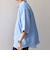 SHIPS any: ピュアリネン バンド スキッパー ハーフスリーブ プルオーバー シャツ 25SS◇