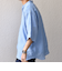 SHIPS any: ピュアリネン バンド スキッパー ハーフスリーブ プルオーバー シャツ 25SS◇