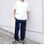 【WEB限定】SHIPS any: ジャカード フェイクレイヤード ポケット Tシャツ◇