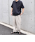 【WEB限定】SHIPS any: ジャカード フェイクレイヤード ポケット Tシャツ◇