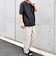 【WEB限定】SHIPS any: ジャカード フェイクレイヤード ポケット Tシャツ◇