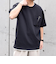 【WEB限定】SHIPS any: ジャカード フェイクレイヤード ポケット Tシャツ◇