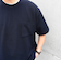 【WEB限定】SHIPS any: ジャカード フェイクレイヤード ポケット Tシャツ◇
