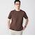 SHIPS: フェイクレイヤード ピケ クルーネック Tシャツ
