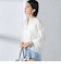 〈手洗い可能〉シルク混 シアー 羽織 シャツ