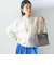 〈手洗い可能〉シルク混 シアー 羽織 シャツ