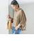 〈手洗い可能〉シルク混 シアー 羽織 シャツ