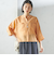 〈手洗い可能〉シルク混 シアー 羽織 シャツ
