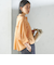 〈手洗い可能〉シルク混 シアー 羽織 シャツ