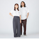 【WEB限定】SHIPS: STYLISH STANDARD ロゴ 刺繍 Tシャツ