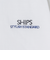 【WEB限定】SHIPS: STYLISH STANDARD ロゴ 刺繍 Tシャツ