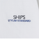 【WEB限定】SHIPS: STYLISH STANDARD ロゴ 刺繍 Tシャツ