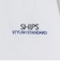 【WEB限定】SHIPS: STYLISH STANDARD ロゴ 刺繍 Tシャツ