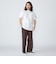 【WEB限定】SHIPS: STYLISH STANDARD ロゴ 刺繍 Tシャツ