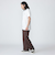 【WEB限定】SHIPS: STYLISH STANDARD ロゴ 刺繍 Tシャツ